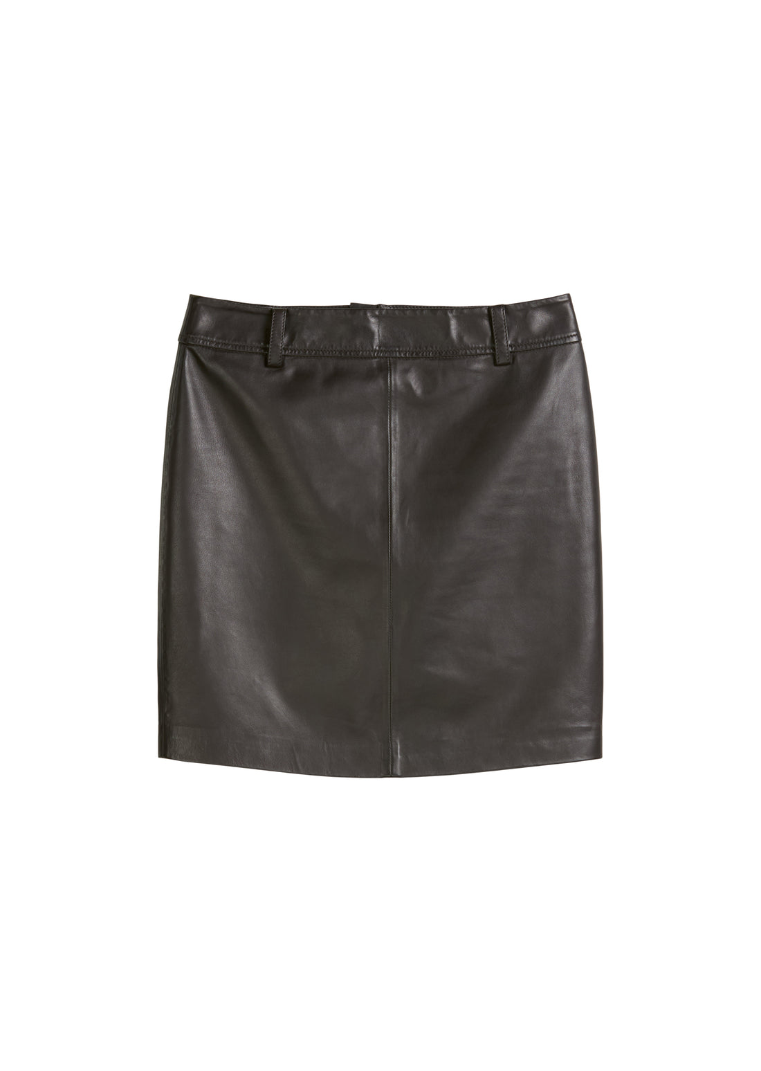 Leder-Minirock regular