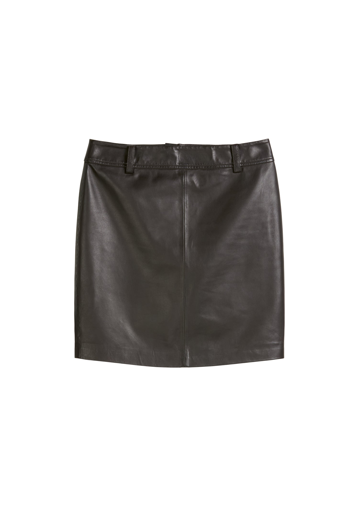 Leder-Minirock regular