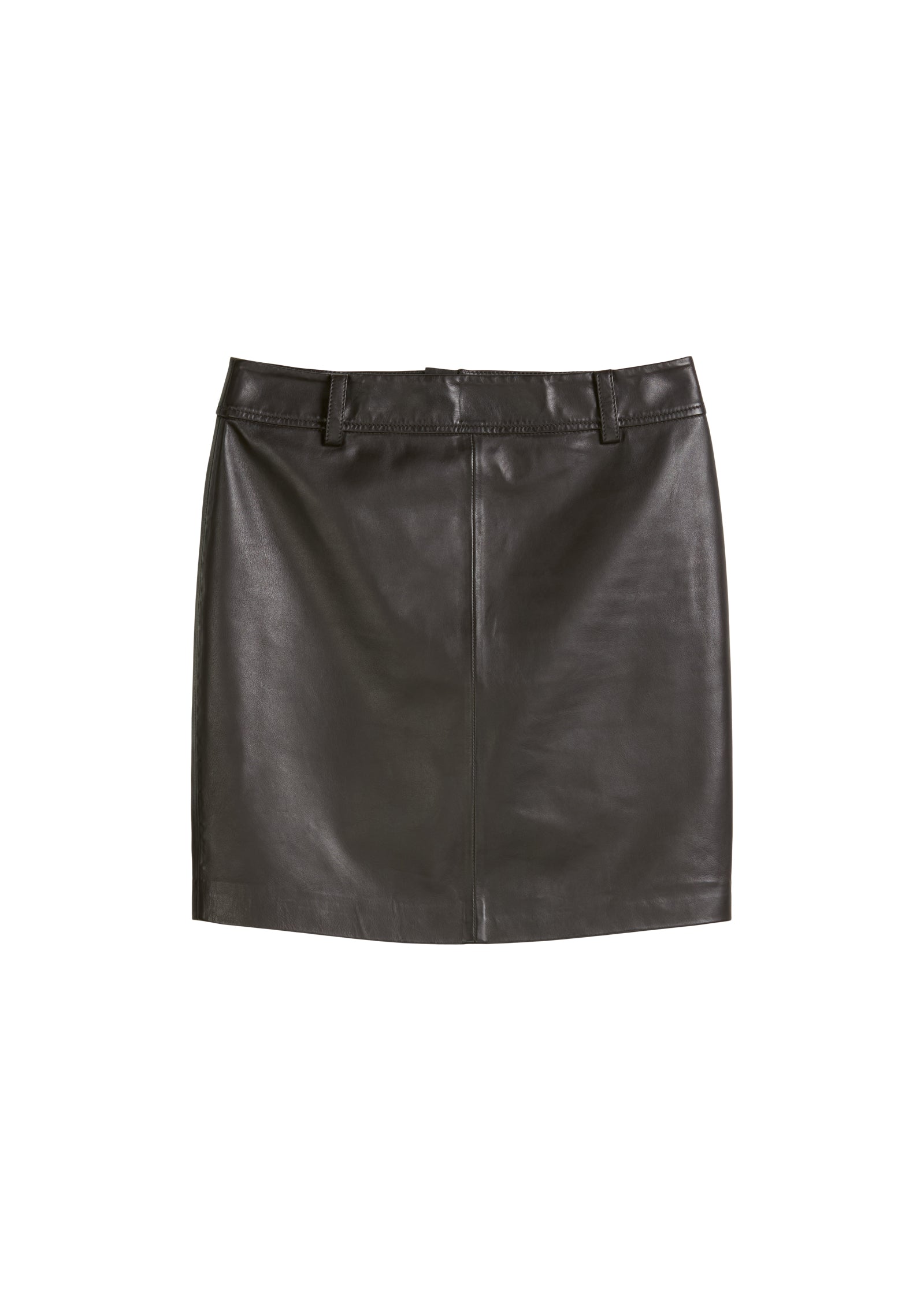 Leder-Minirock regular