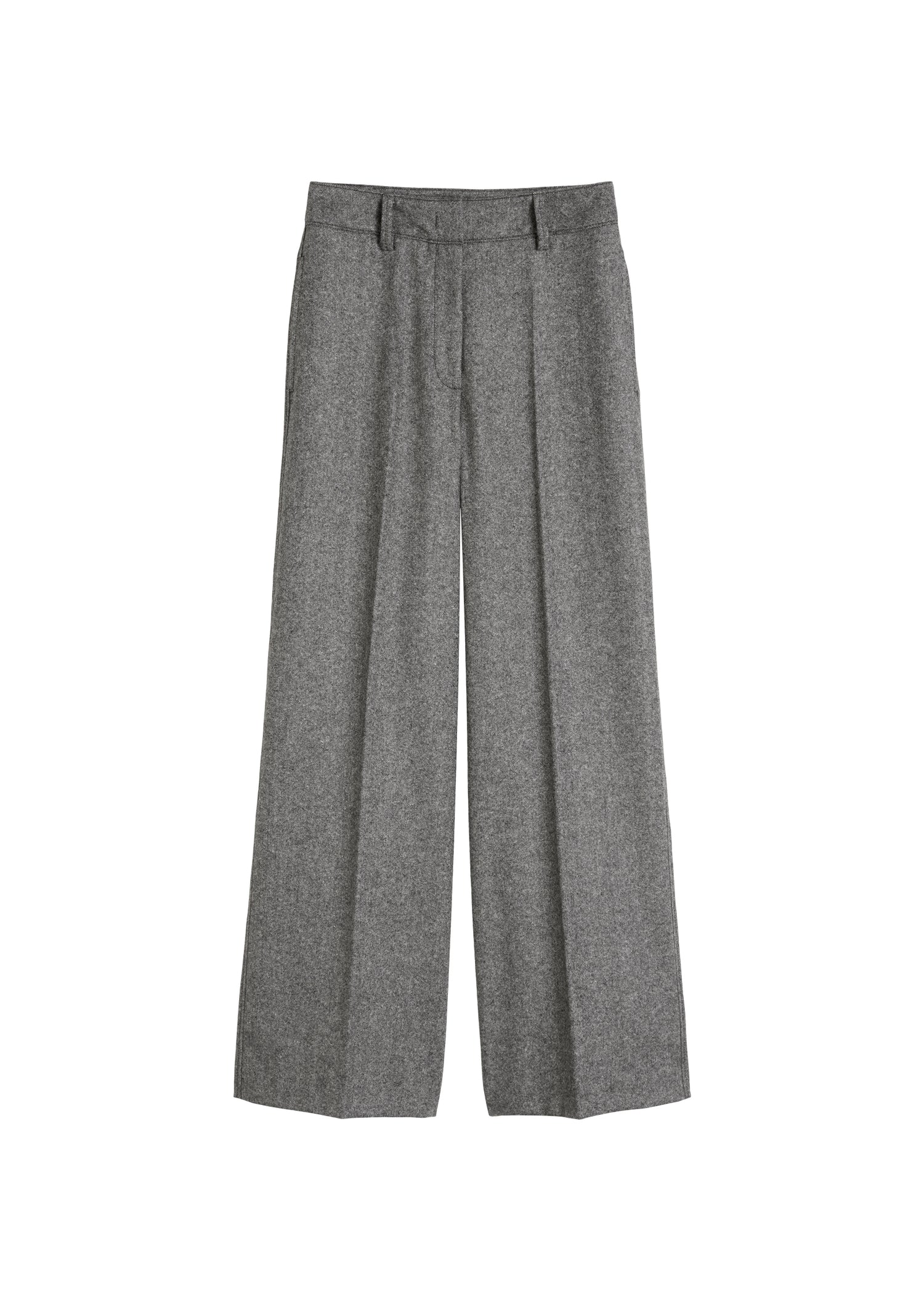 Tweedhose wide