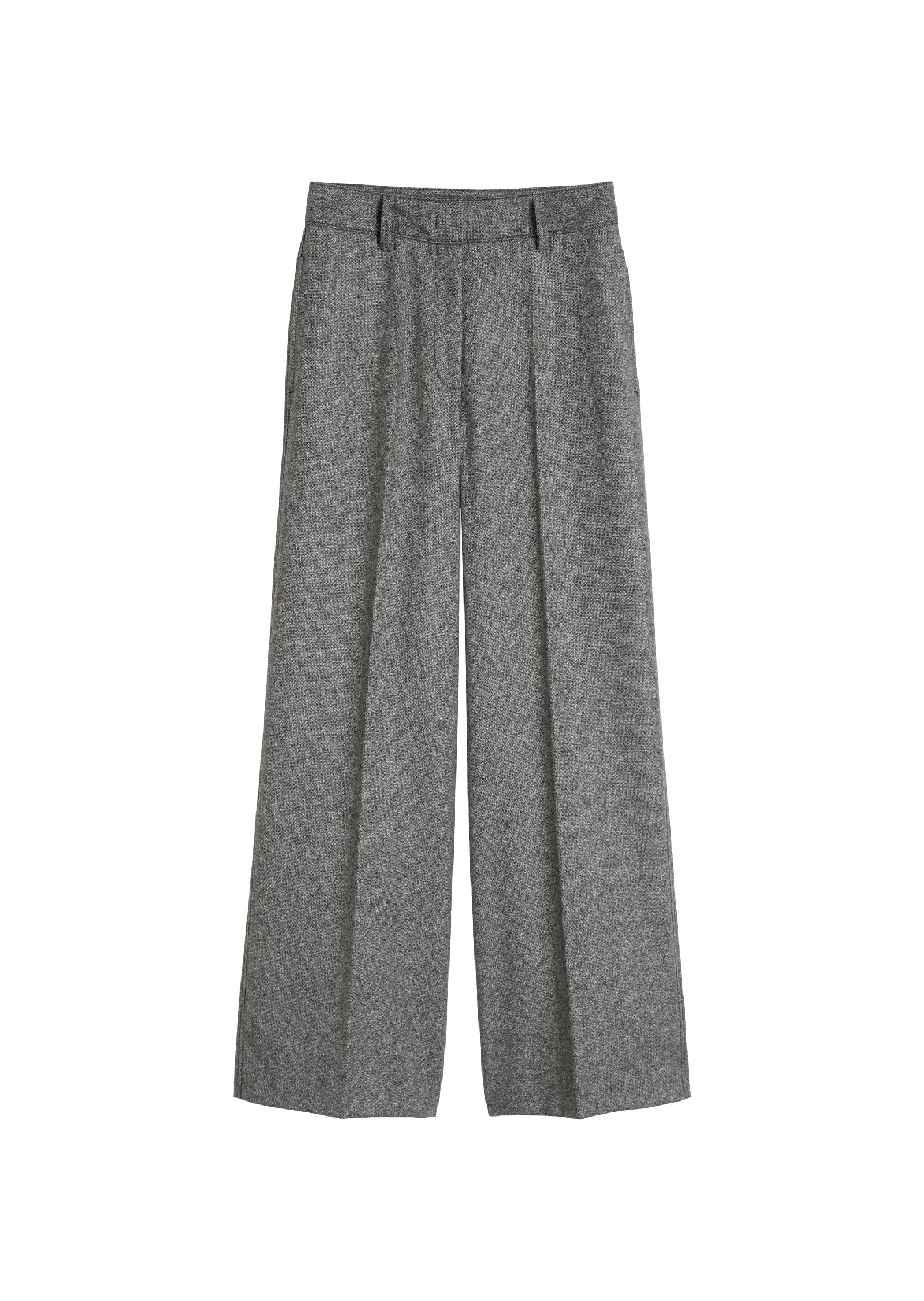 Tweedhose wide
