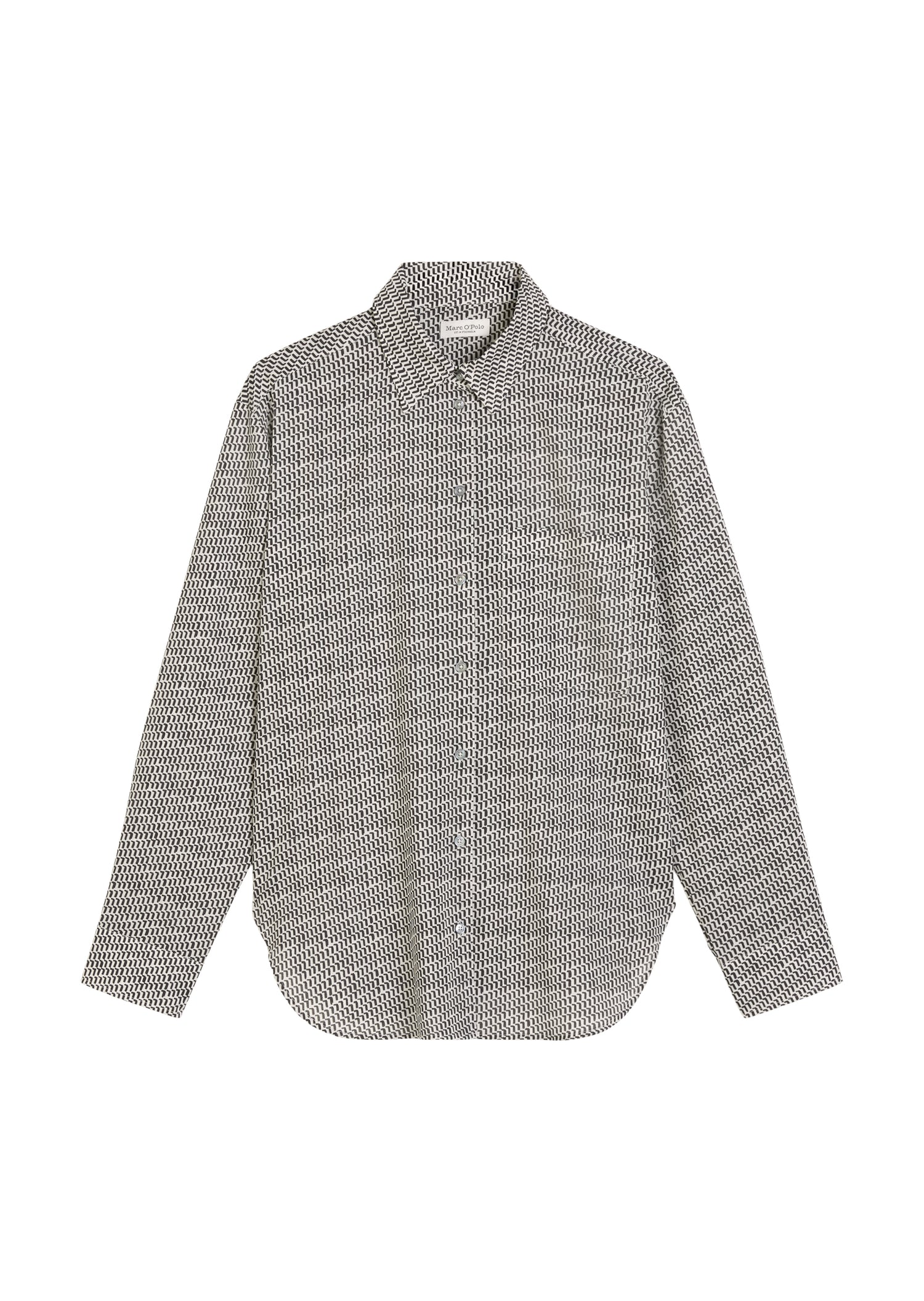 Print-Bluse relaxed