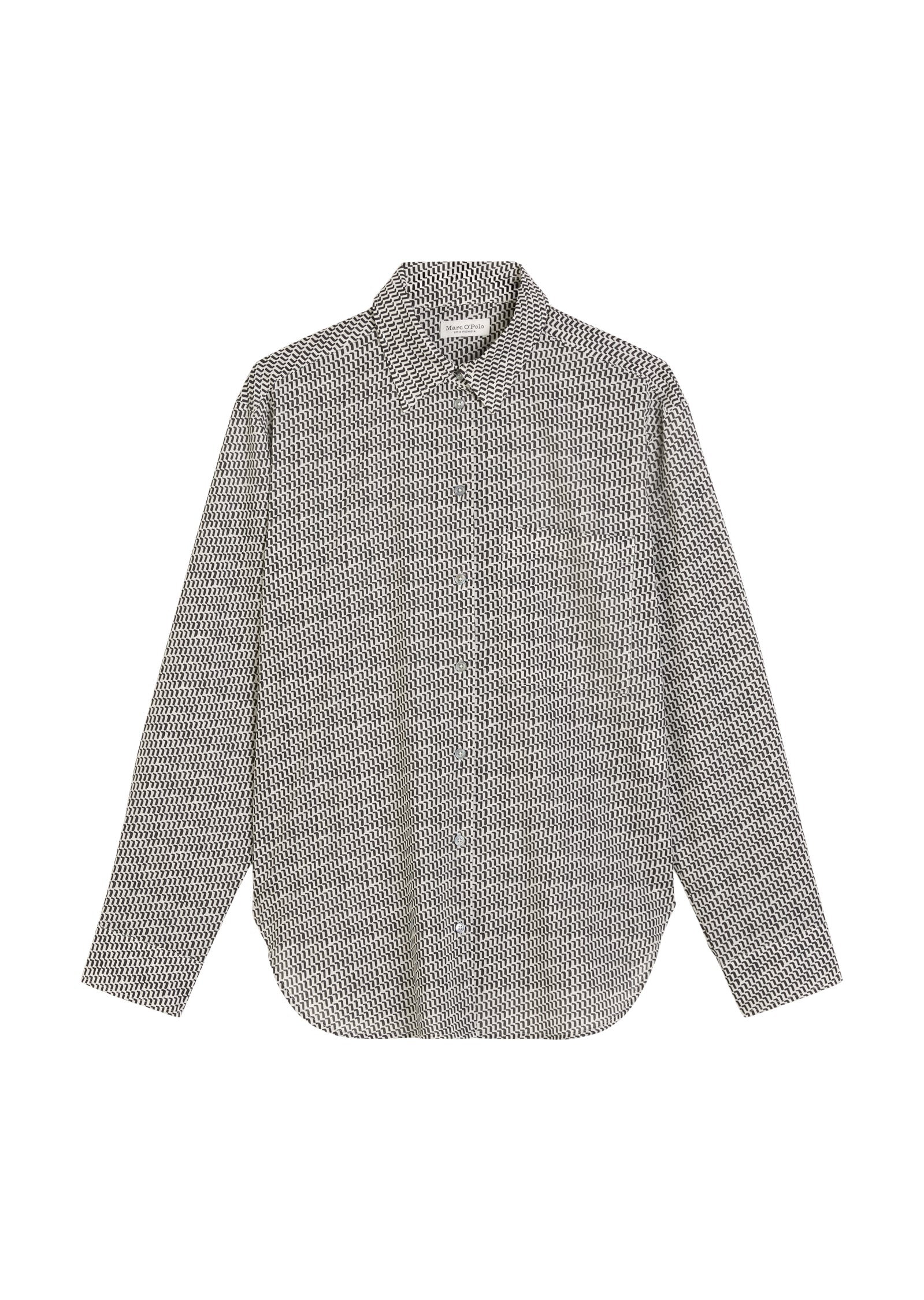Print-Bluse relaxed