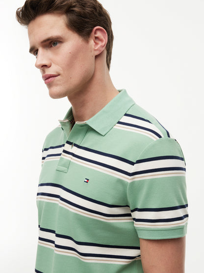 VARIED ROADMAP STRIPE REG POLO