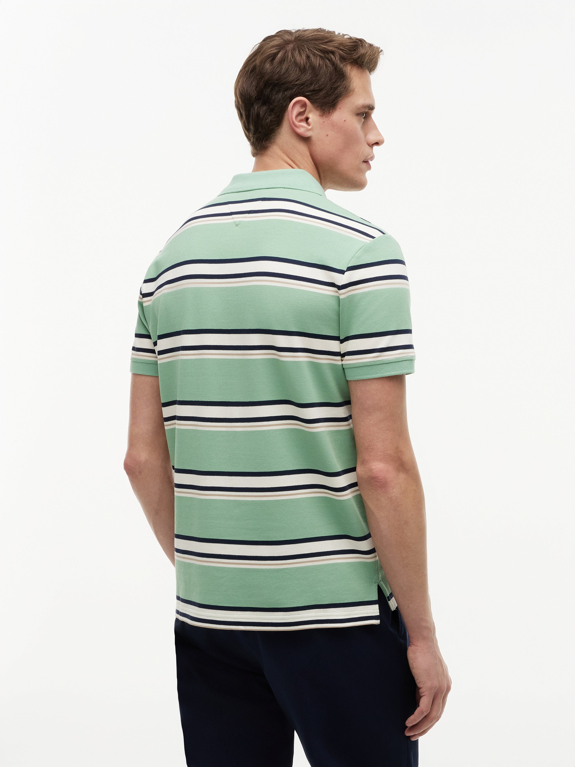 VARIED ROADMAP STRIPE REG POLO