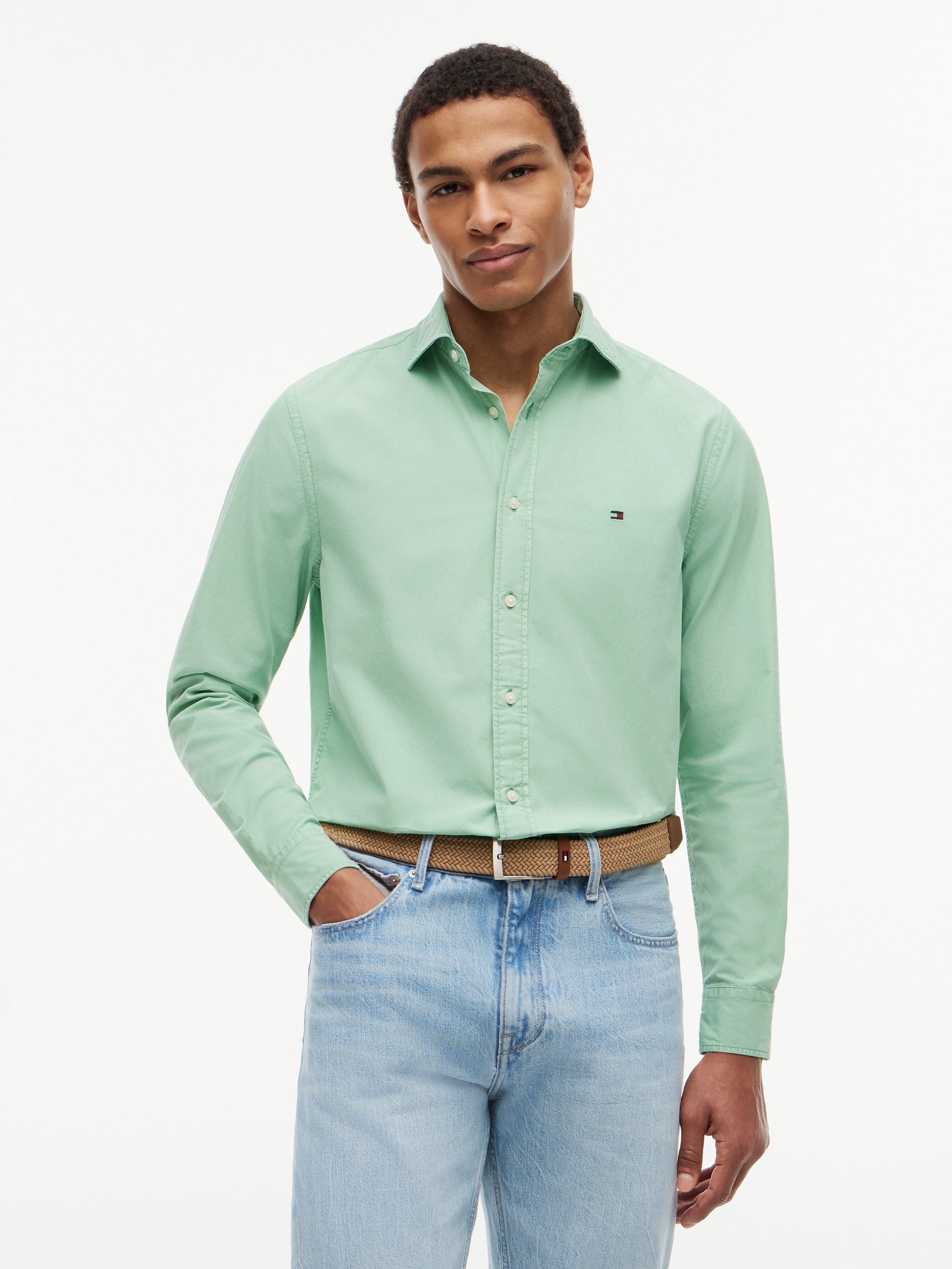 GMD POPLIN SEMI SPREAD RF SHT