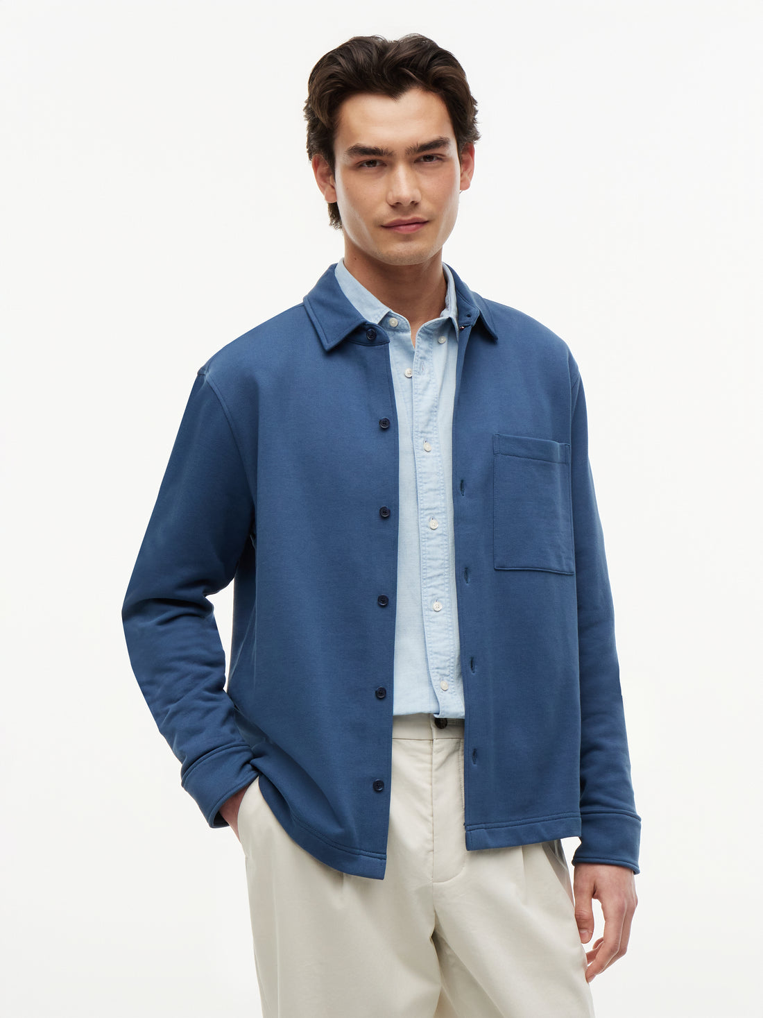ESSENTIAL TERRY OVERSHIRT