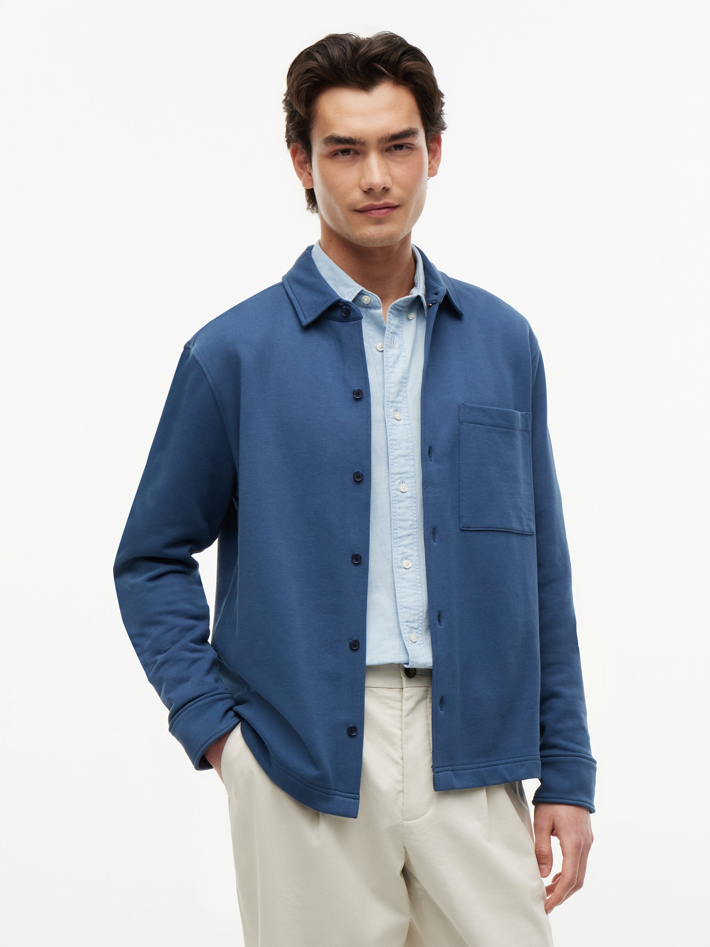 ESSENTIAL TERRY OVERSHIRT