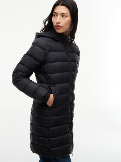 TJW ESSENTIAL HOODED DOWN COAT
