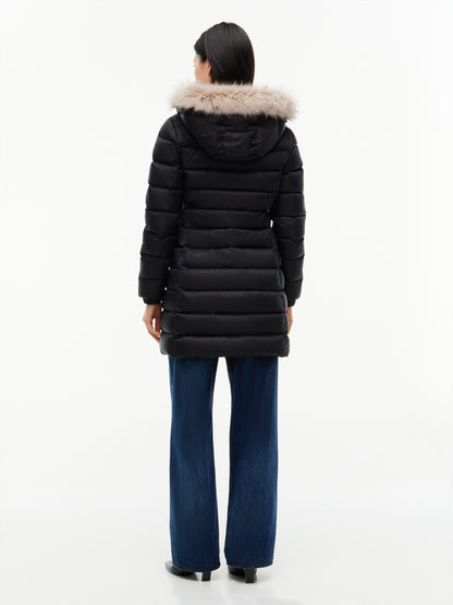 TJW ESSENTIAL HOODED DOWN COAT