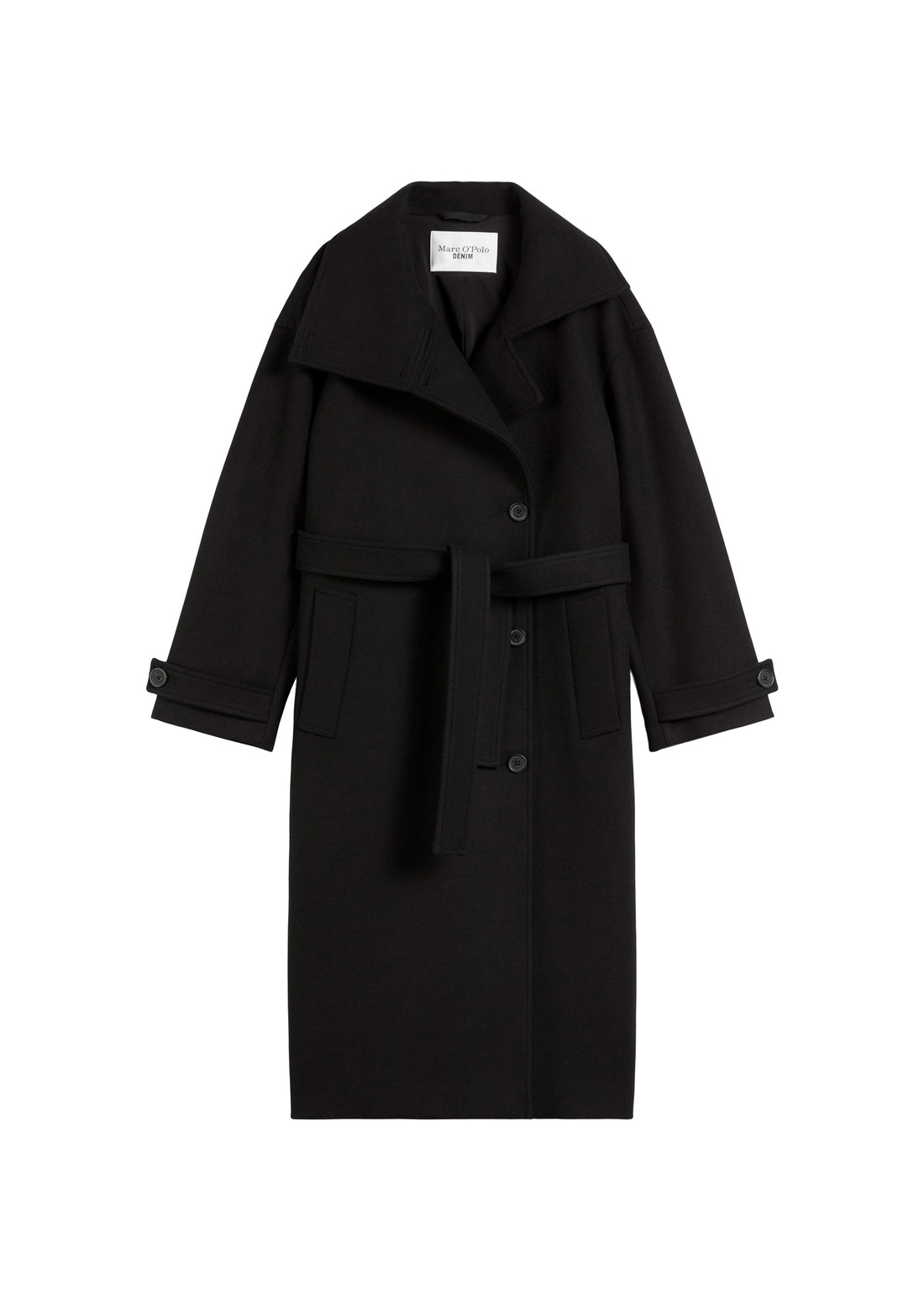 Langer Wollmantel regular
