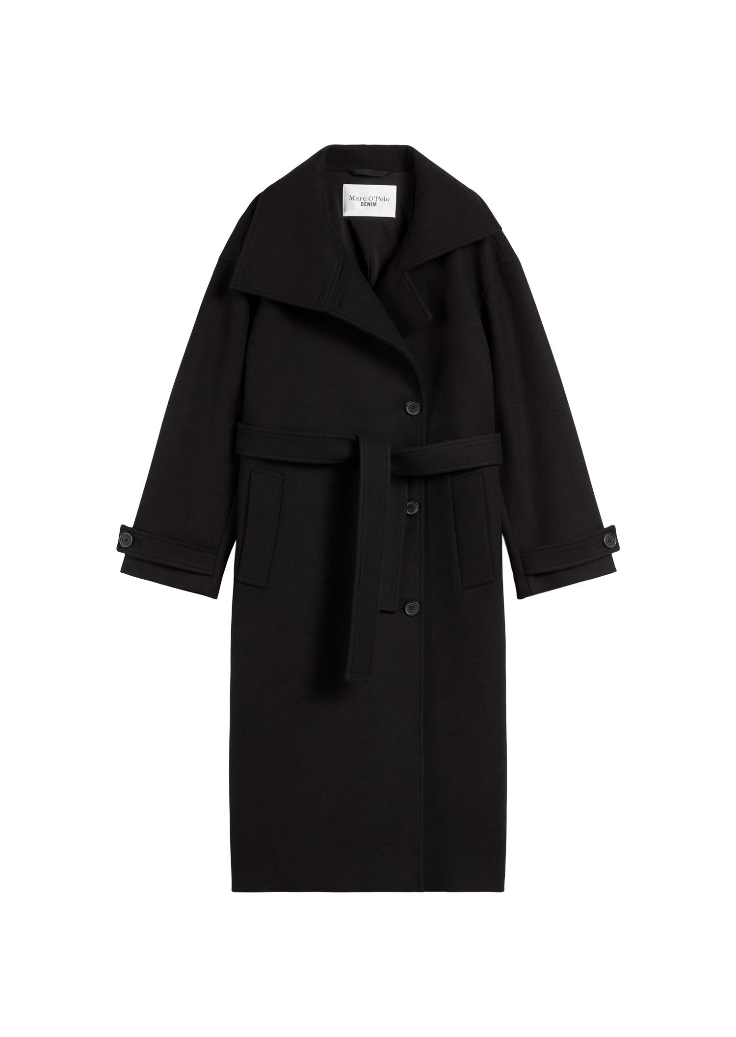 Langer Wollmantel regular