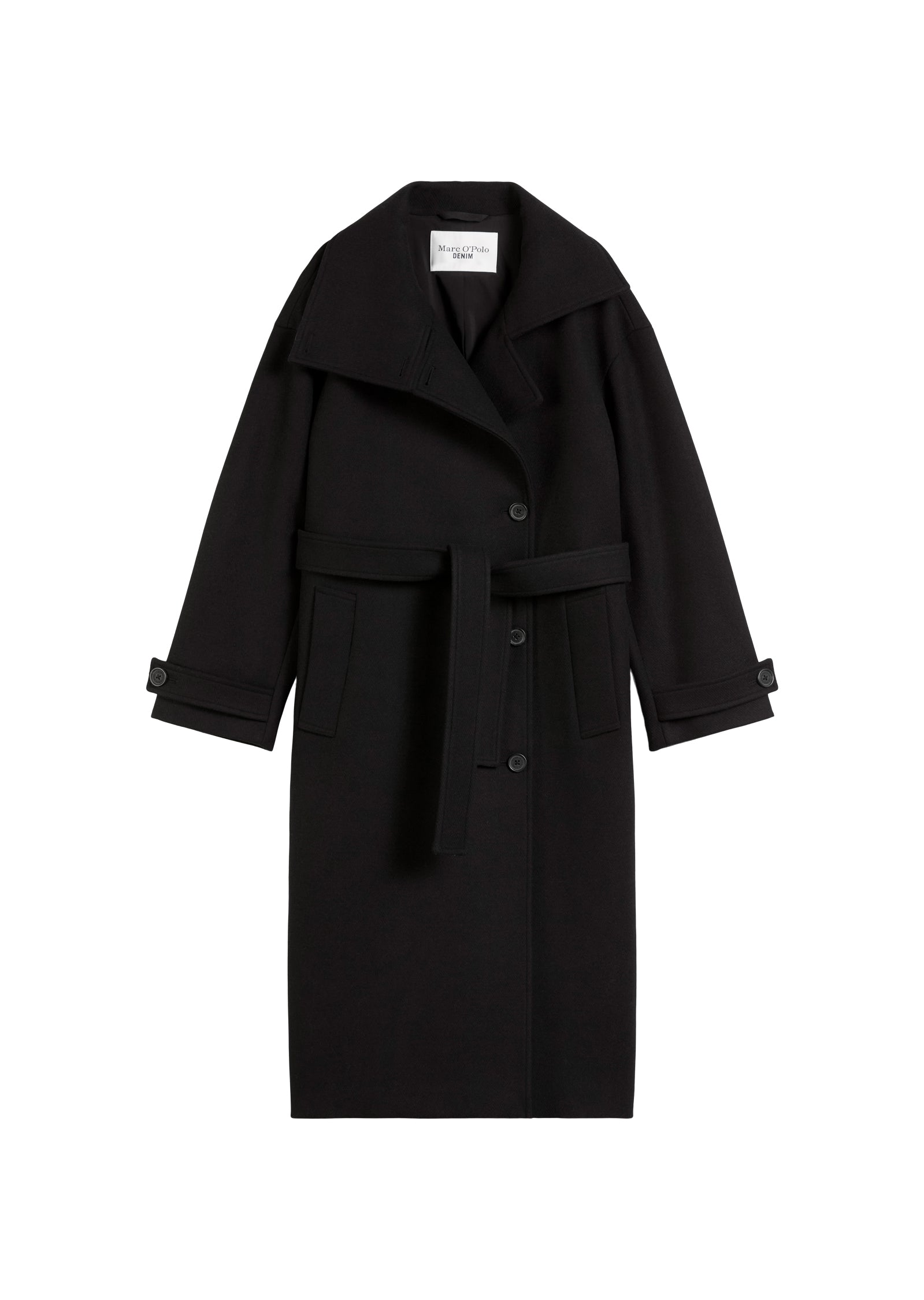 Langer Wollmantel regular