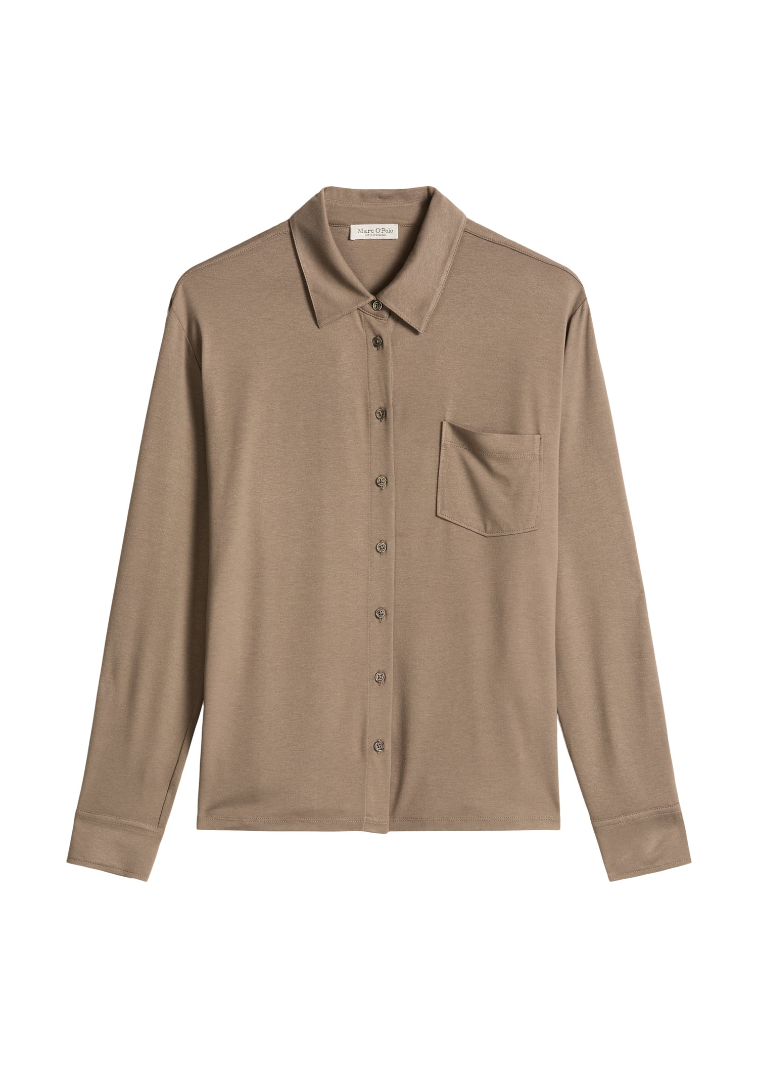 Jersey-Bluse loose