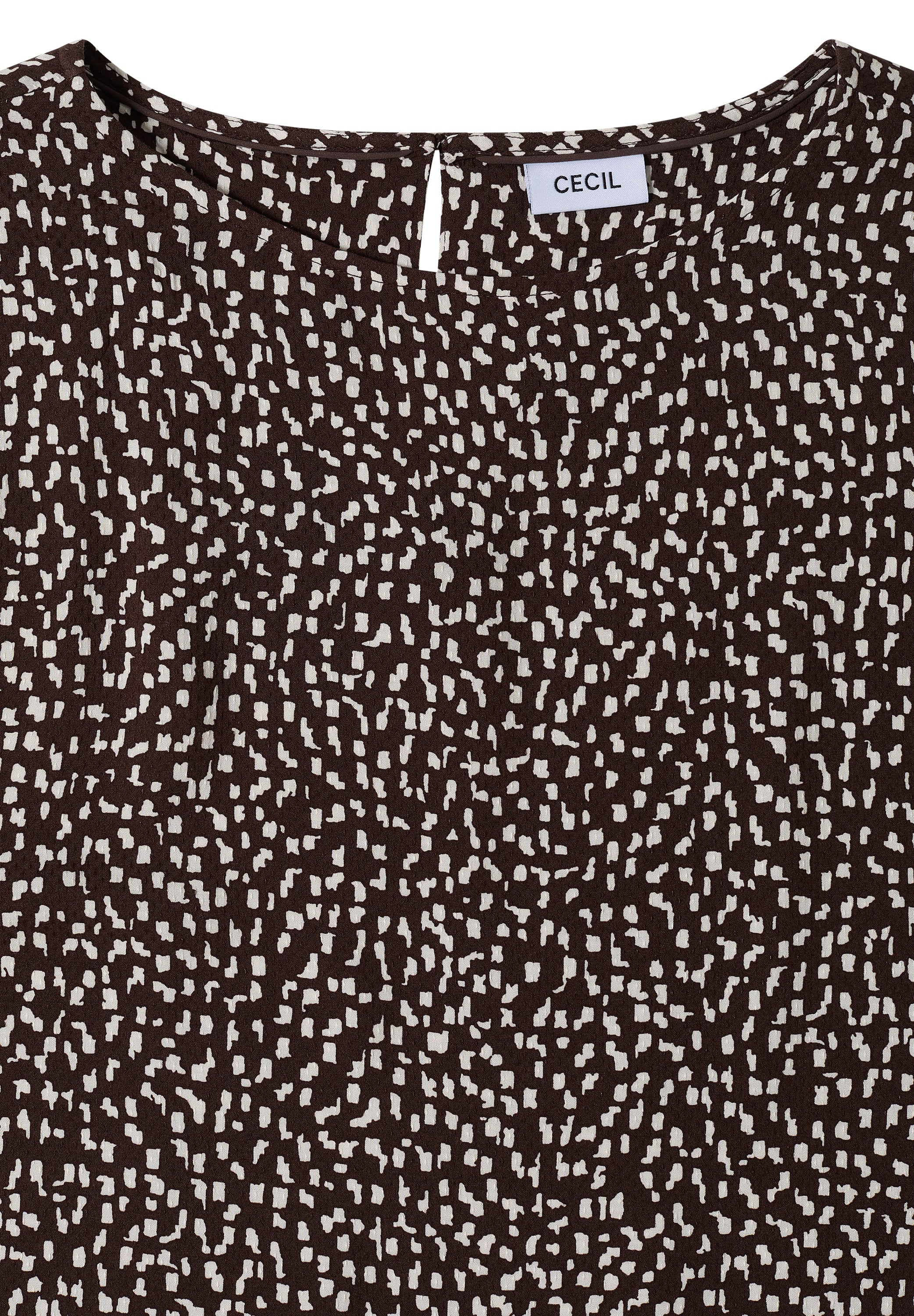 Knielanges Kleid mit Capsleeves