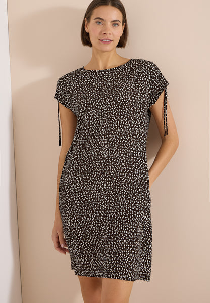 Knielanges Kleid mit Capsleeves