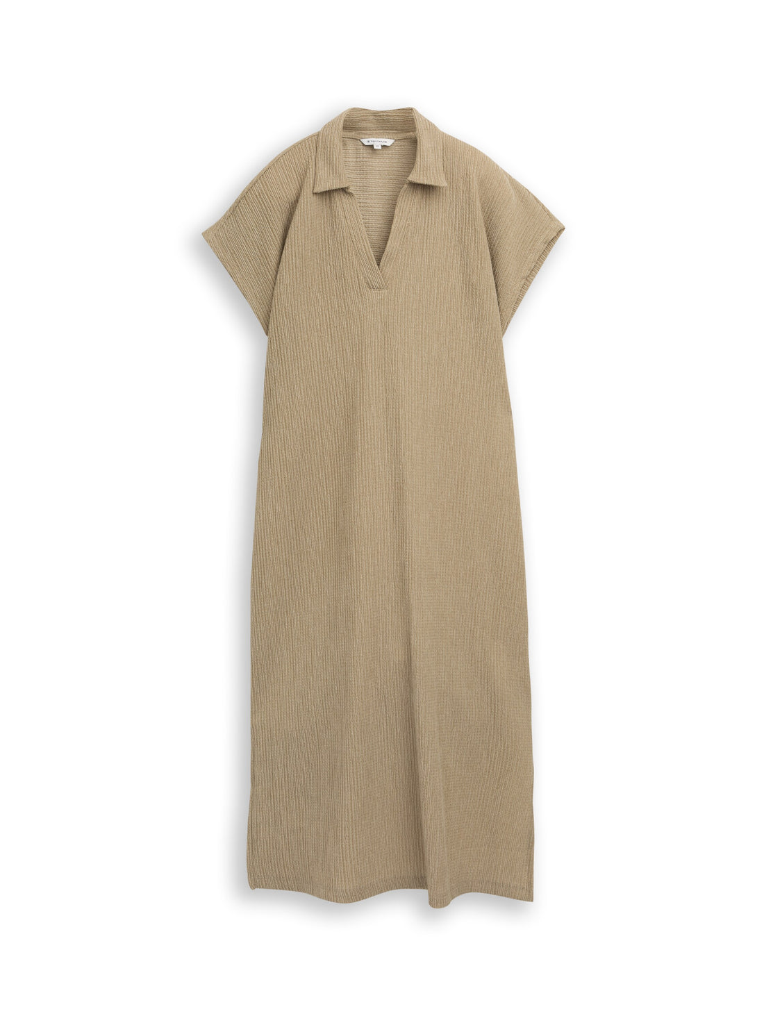 Midi-Kleid mit Polokragen