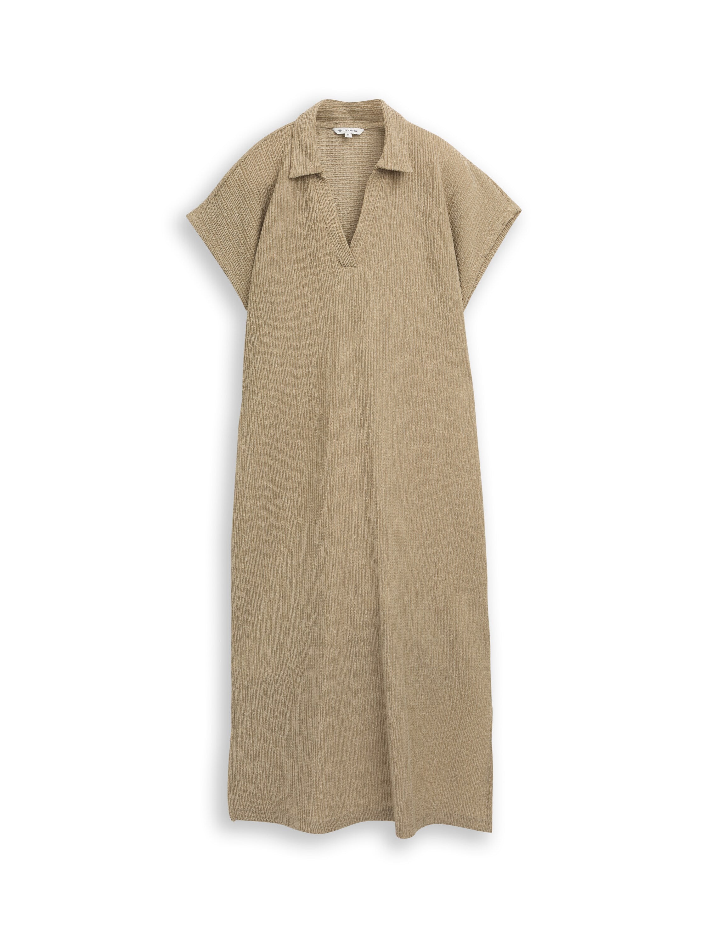 Midi-Kleid mit Polokragen