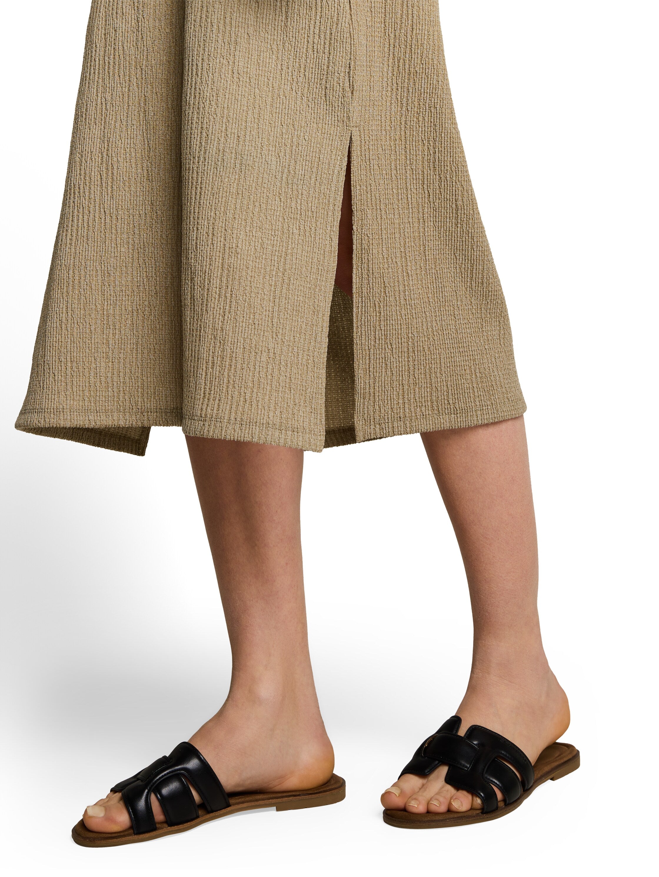 Midi-Kleid mit Polokragen