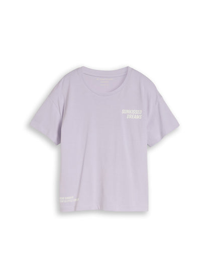 Oversize T-Shirt mit Rückenprint