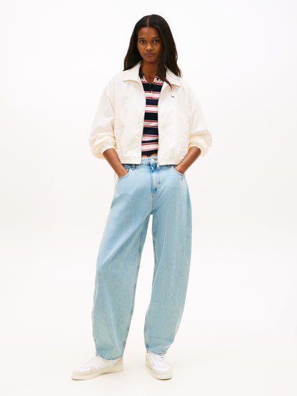 Faded Balloon Tapered Leg Jeans