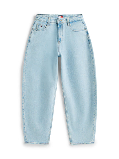 Faded Balloon Tapered Leg Jeans