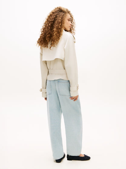 Water Repellent Short Trench Jacket