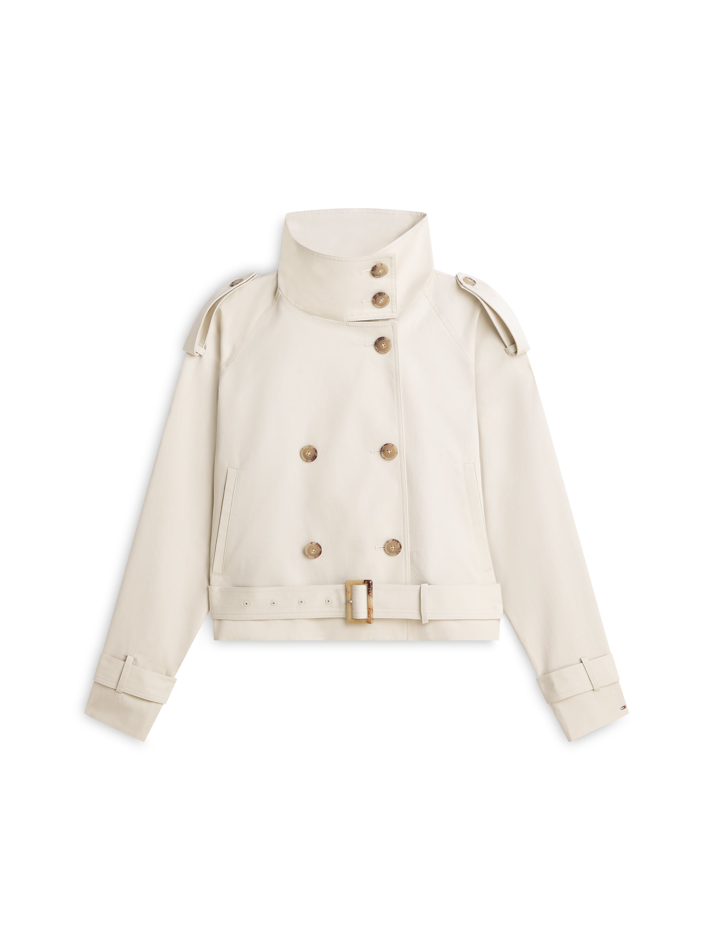 Water Repellent Short Trench Jacket