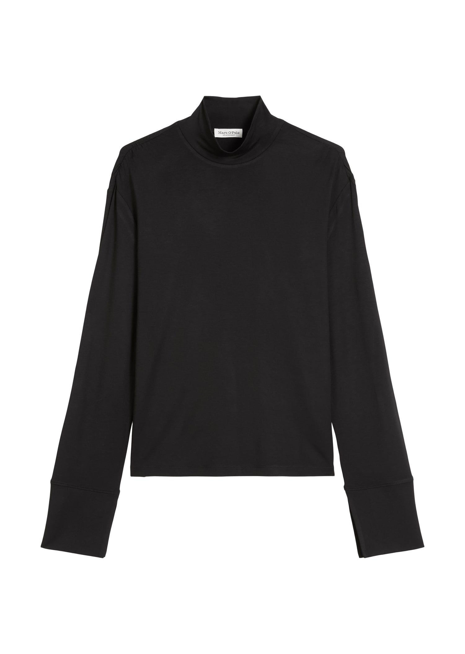 Jersey blouse, long sleeve