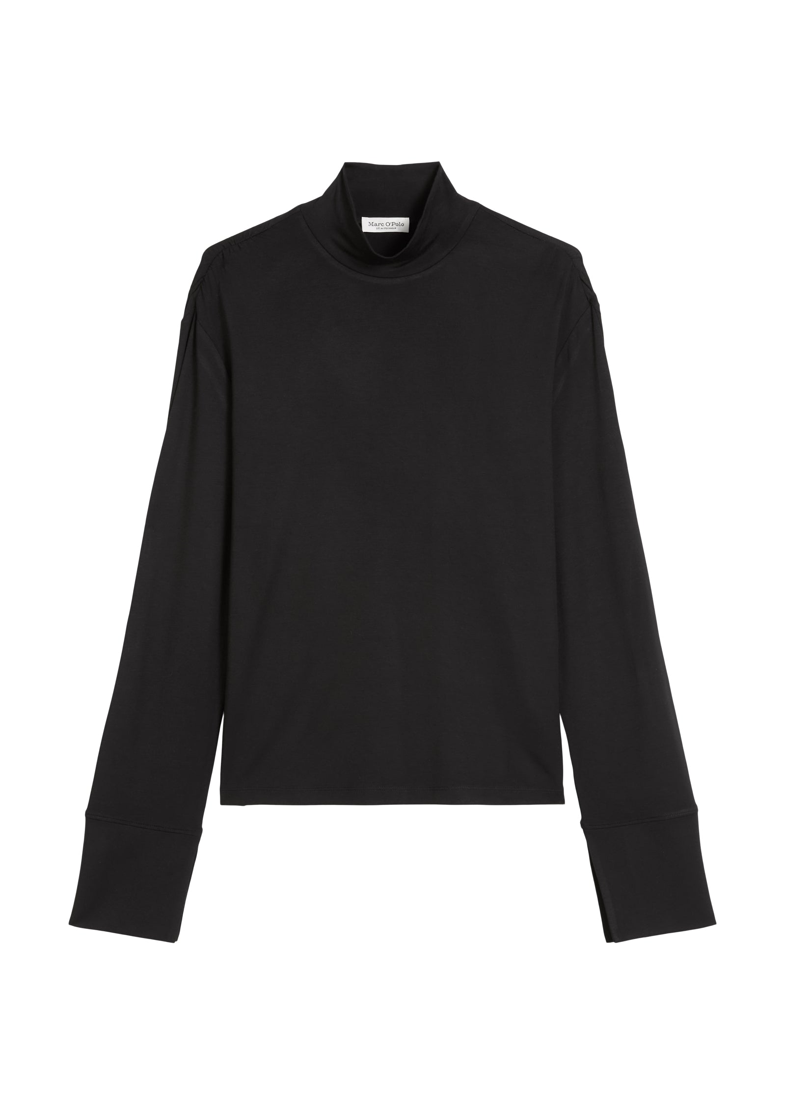 Jersey blouse, long sleeve