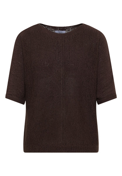 Dolman Pullover mit U-Boot-Ausschnitt