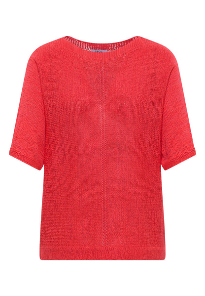 Dolman Pullover mit U-Boot-Ausschnitt