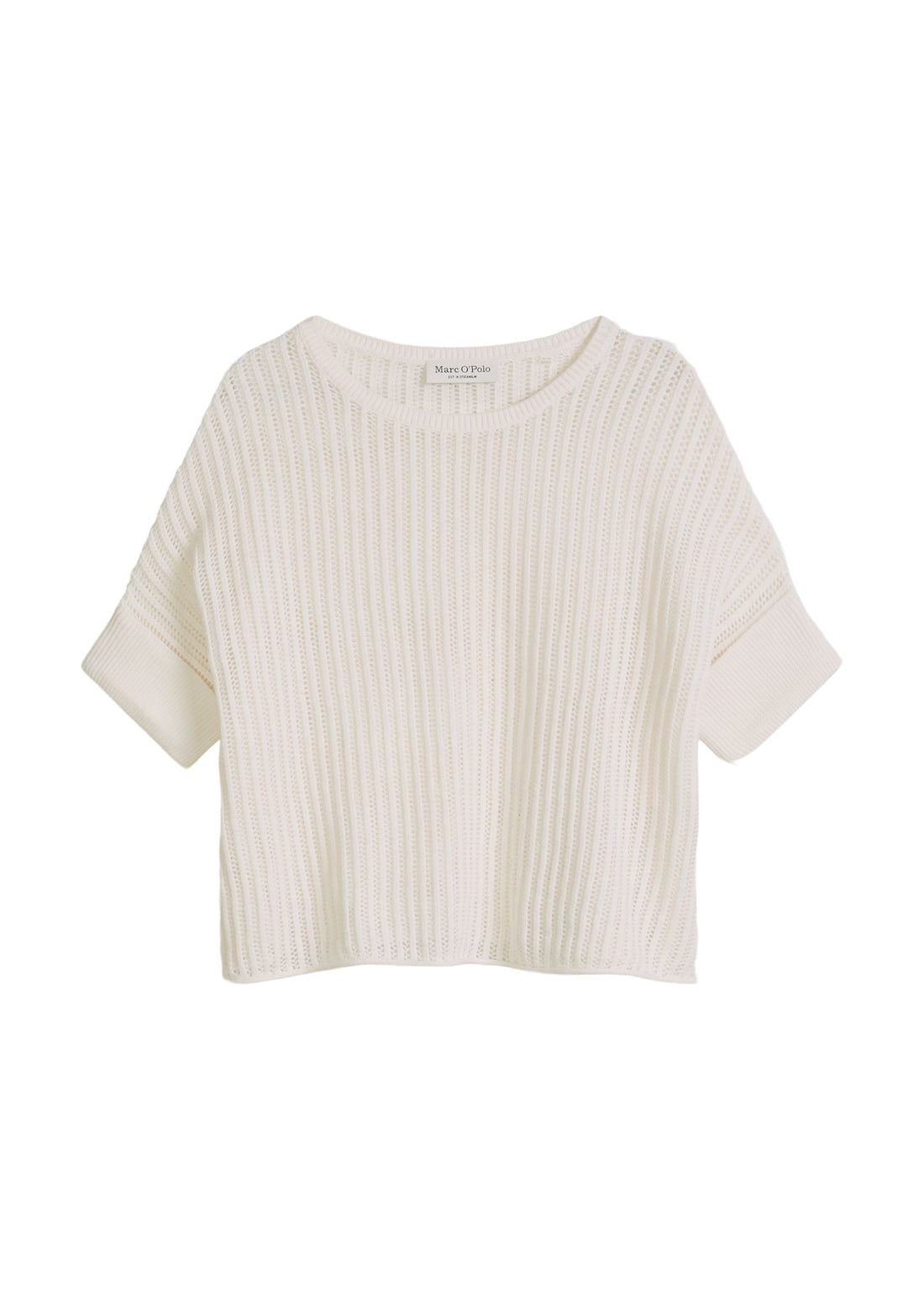 Kurzarm-Strickpullover boxy