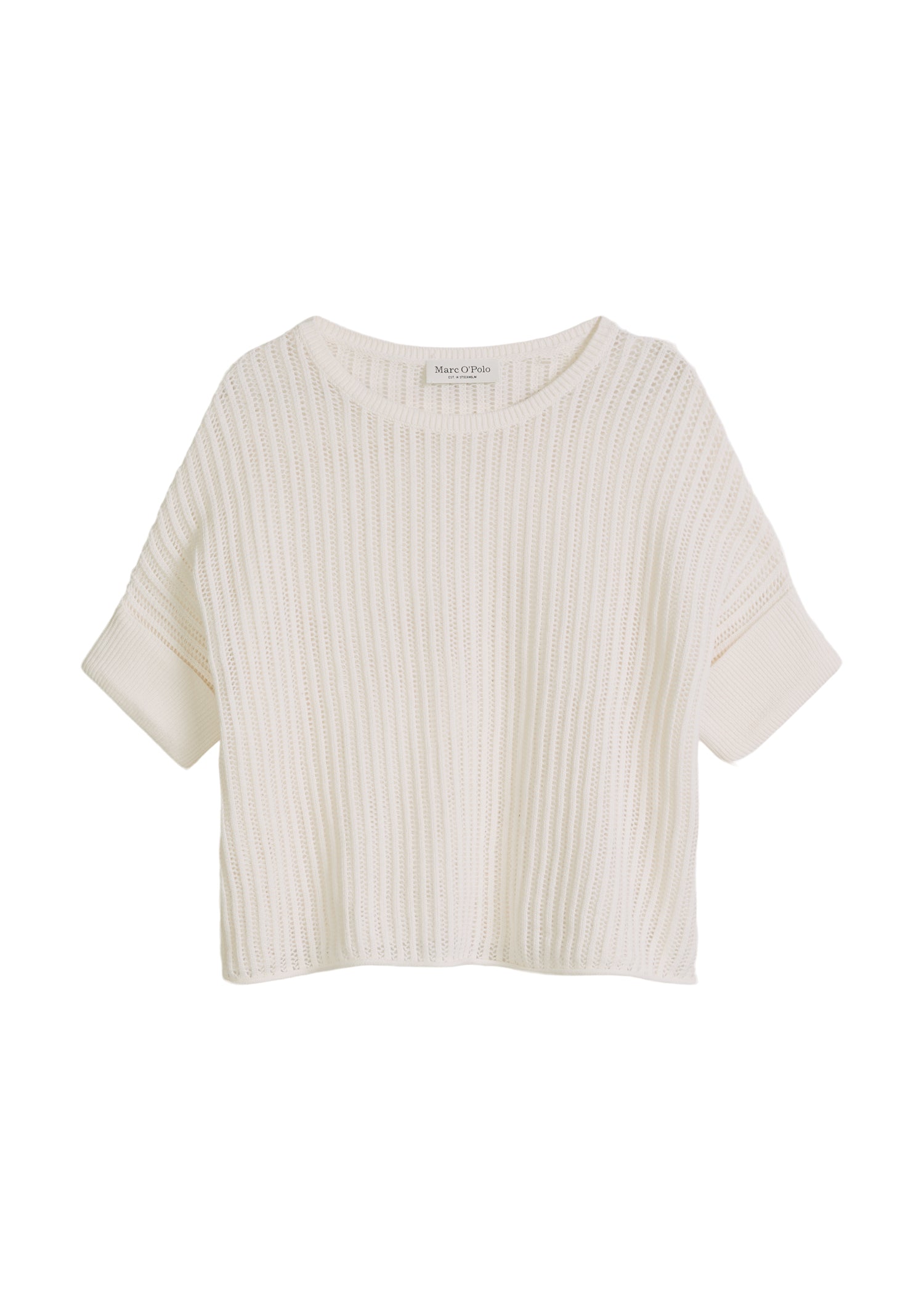 Kurzarm-Strickpullover boxy