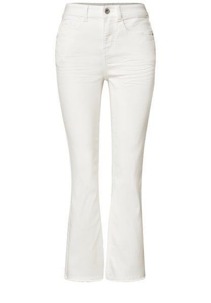 High Waist Flared Leg Jeans im Slim Fit