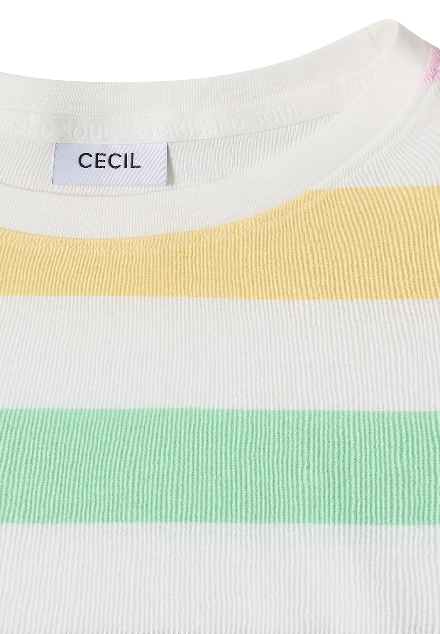 T-Shirt mit Multicolor Streifen