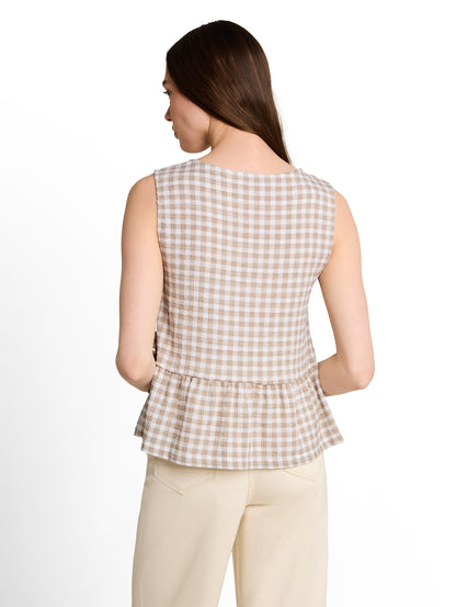 Loose Fit Peplum Top