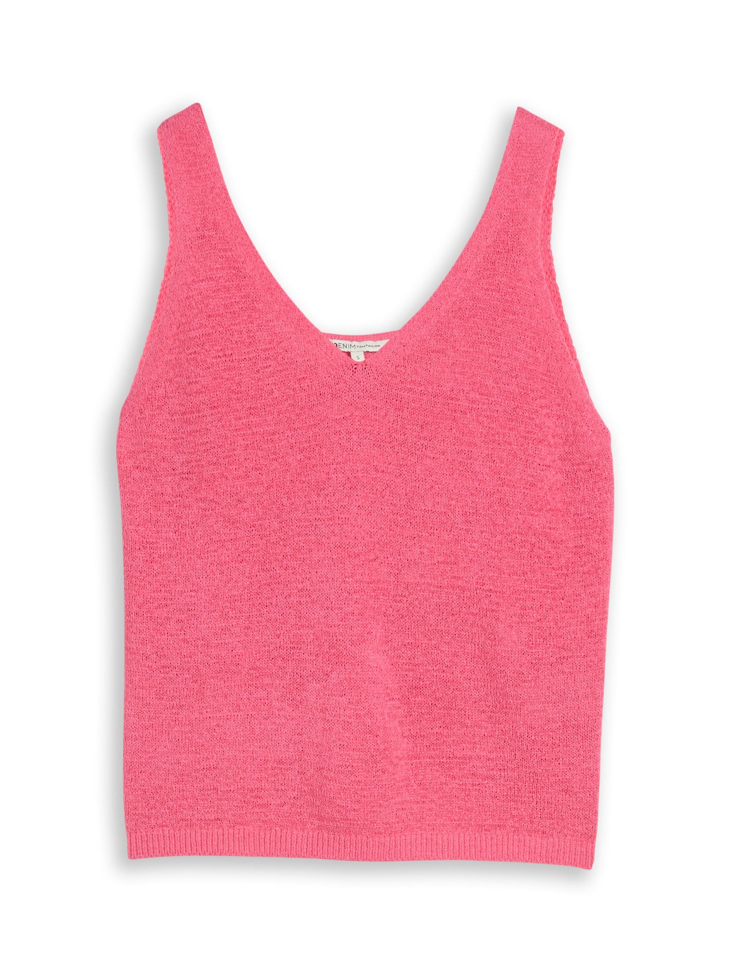 Relaxed Fit Stricktop mit V-Ausschnitt