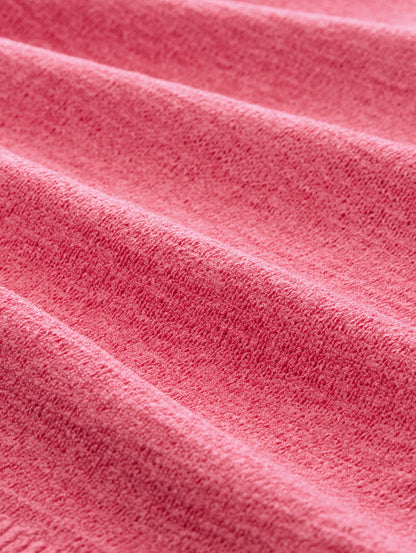 Relaxed Fit Stricktop mit V-Ausschnitt