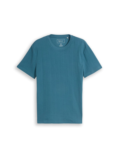 T-Shirt mit Waffelstruktur