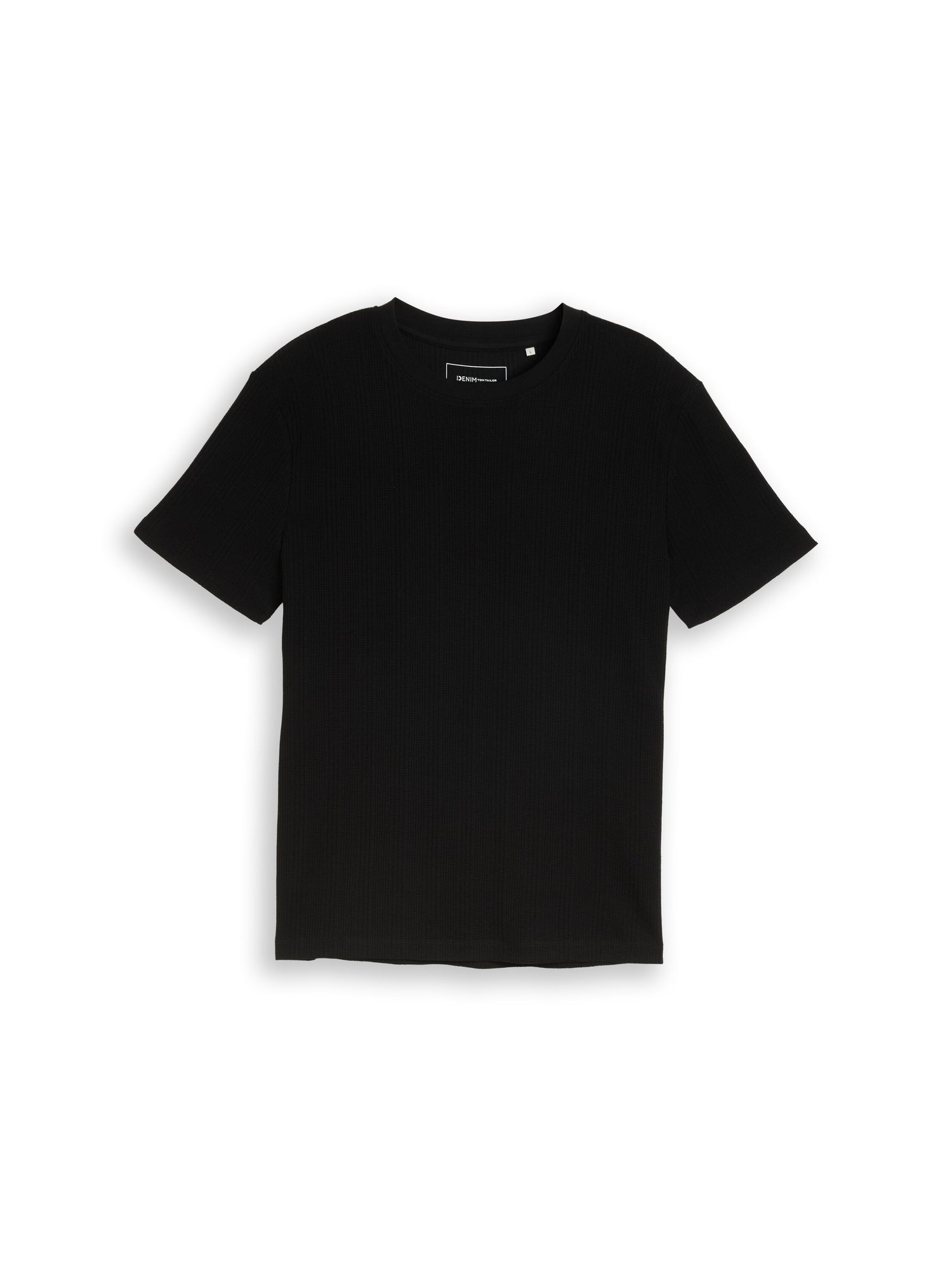 T-Shirt mit Waffelstruktur