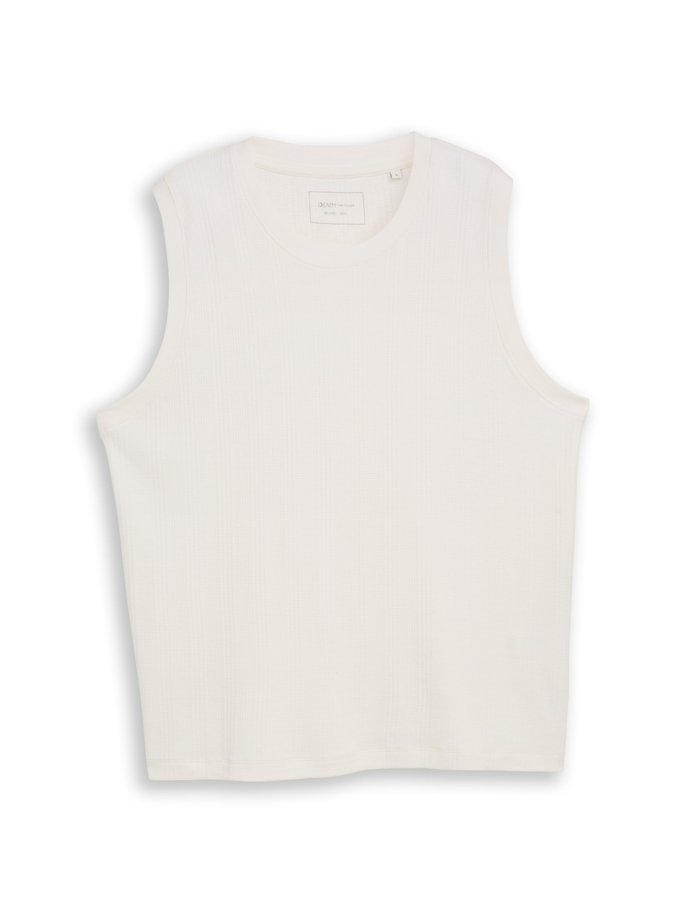 Relaxed Fit Tanktop mit Waffelstruktur