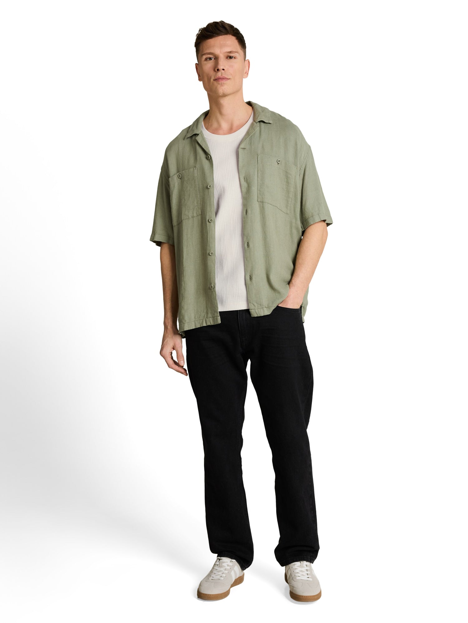 Relaxed Fit Tanktop mit Waffelstruktur
