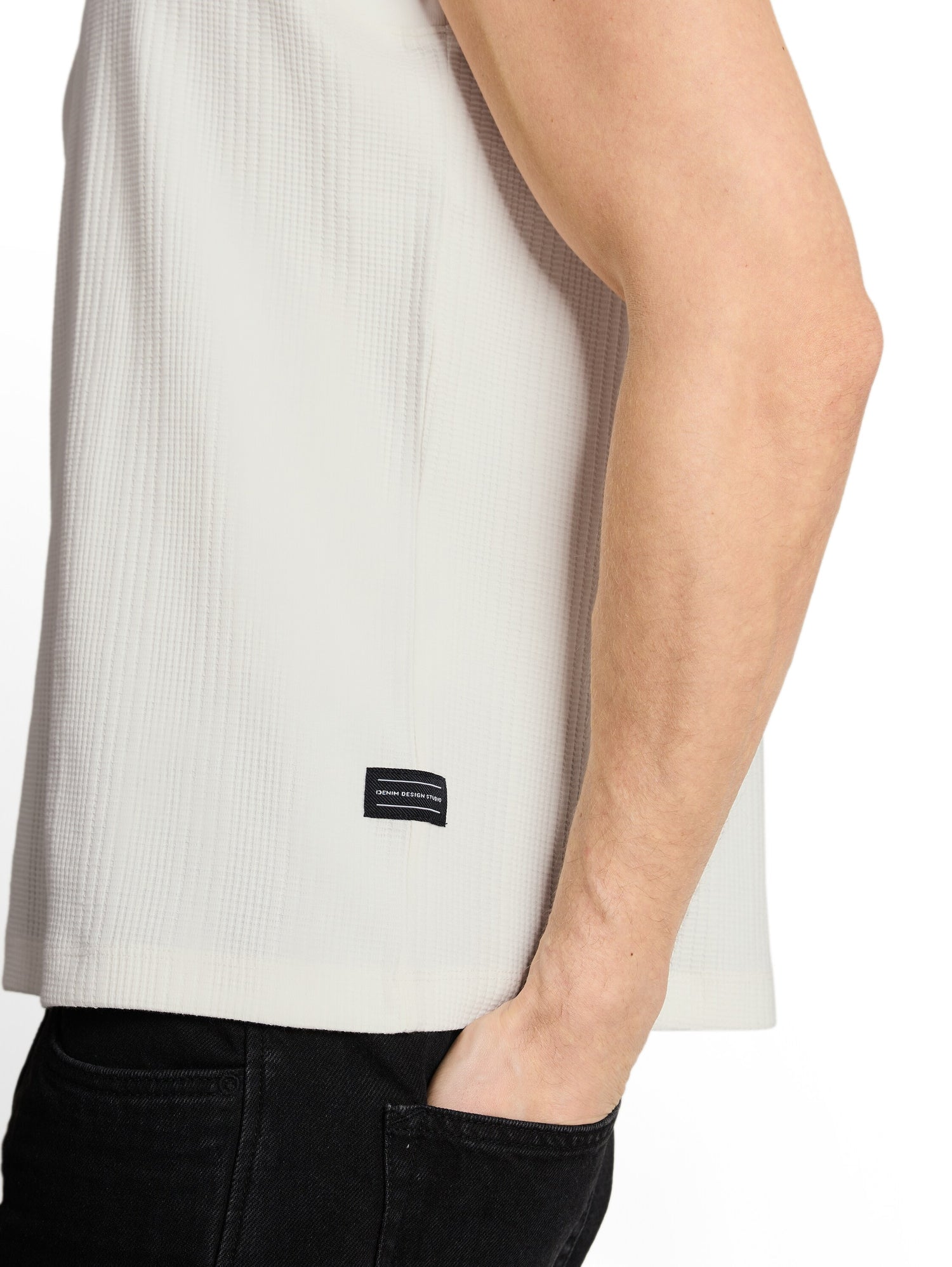 Relaxed Fit Tanktop mit Waffelstruktur
