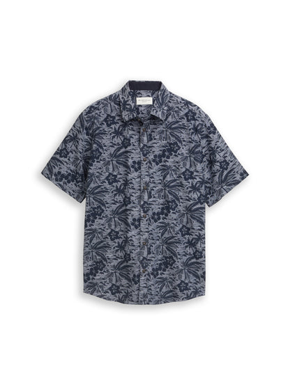 Regular Fit Kurzarmhemd mit Muster