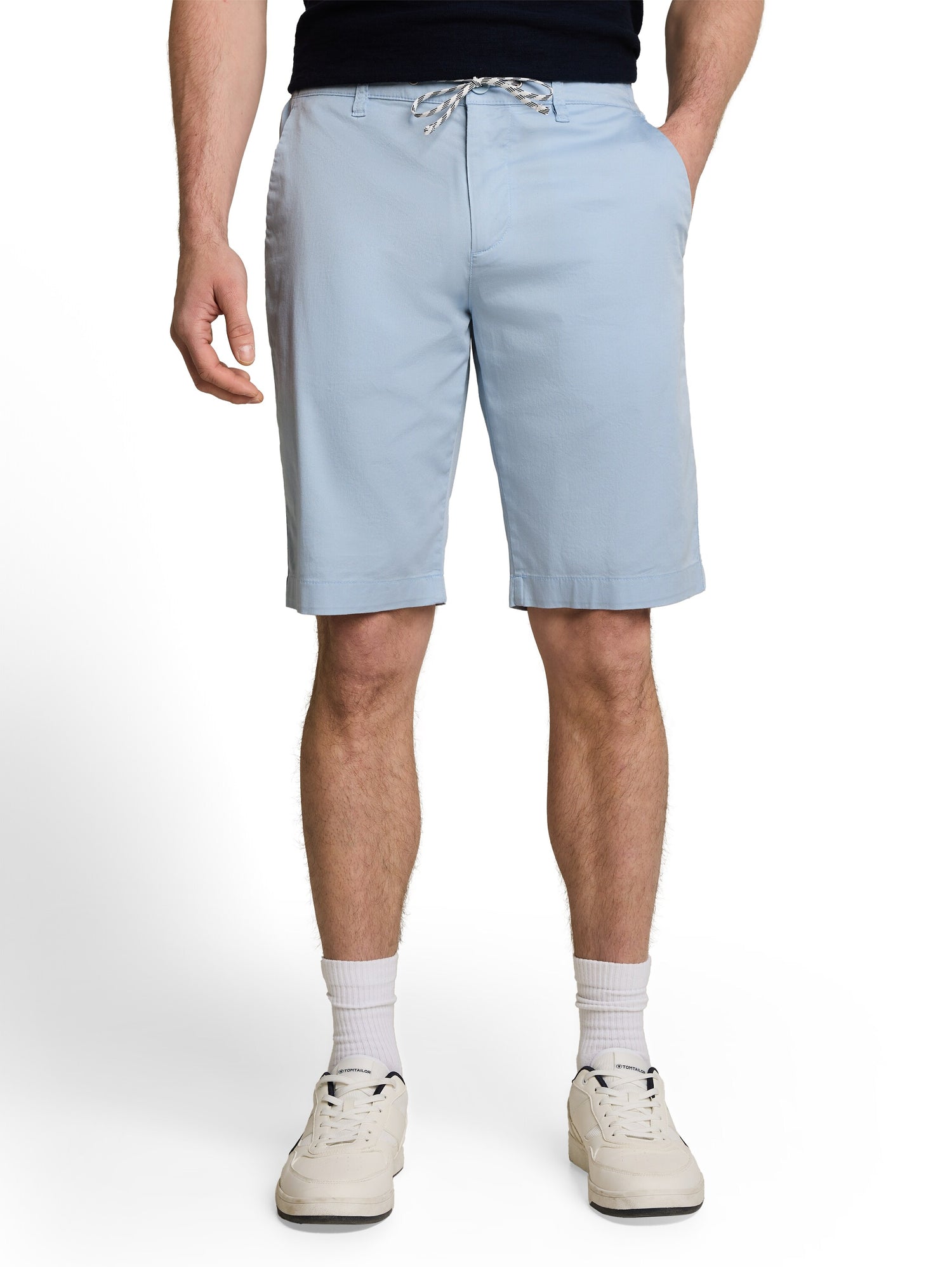 Chino Shorts mit Kordelzug