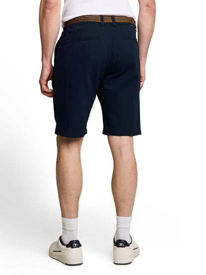 Regular Chino Shorts mit Gürtel