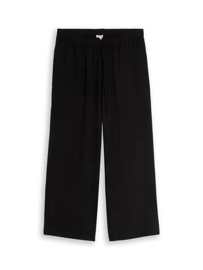 Plus Size - Loose Wide Hose mit Kordelzug