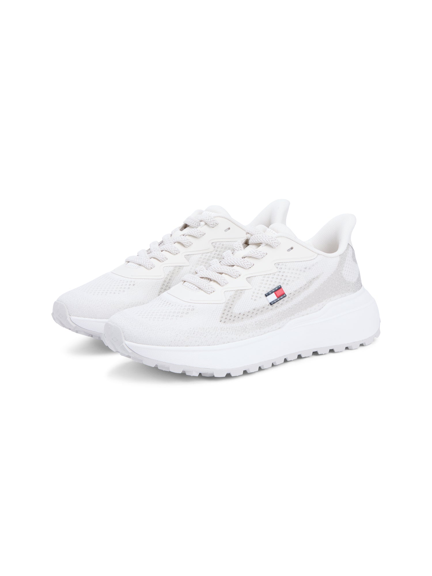 Mesh Jacquard Knit Cleat Trainers