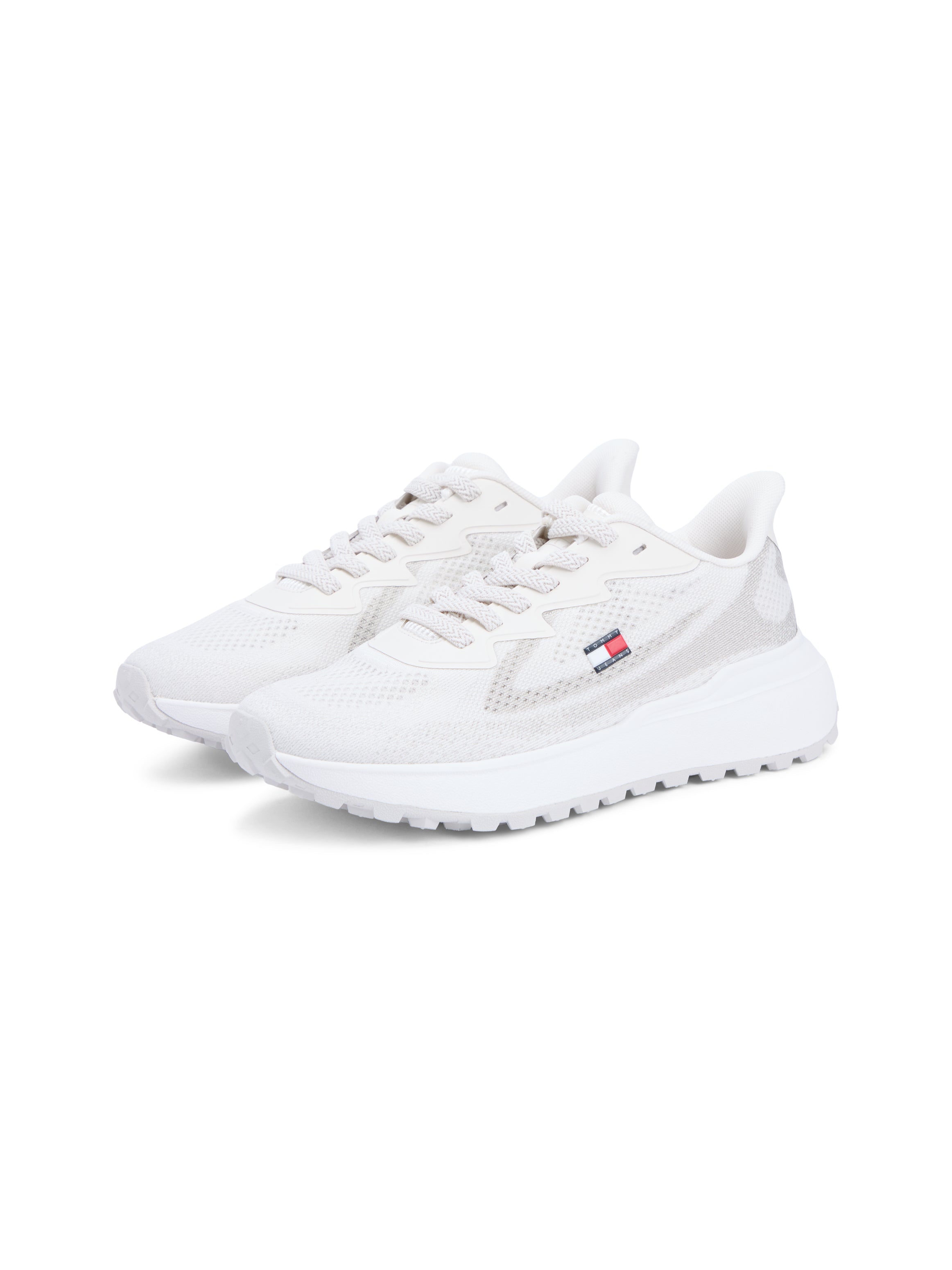 Mesh Jacquard Knit Cleat Trainers